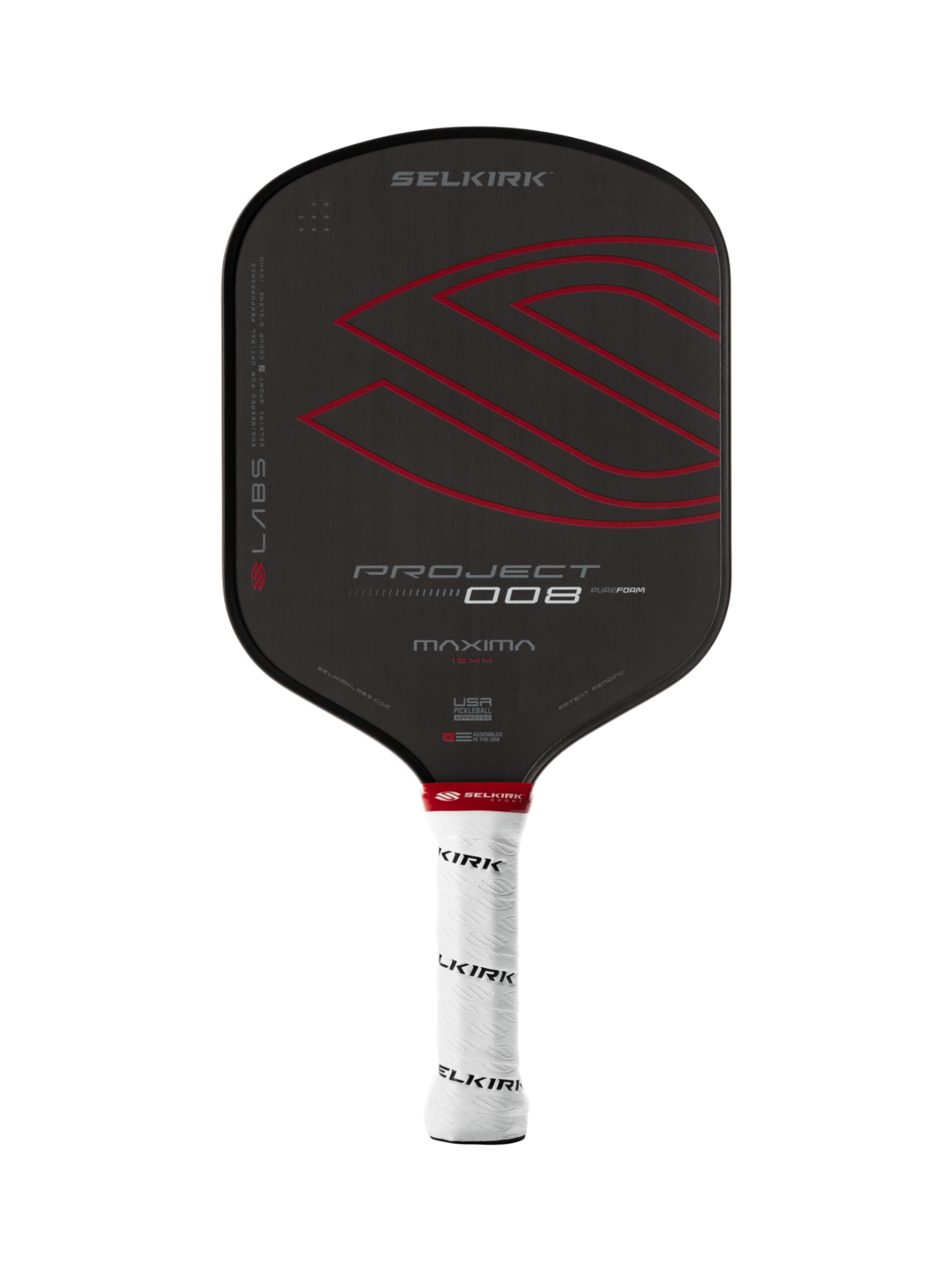 Selkirk Project 008 & SLKHaloProピックルボール Selkirk LABS Project 008 16mm Pickleball Paddle | Selkirk LABS